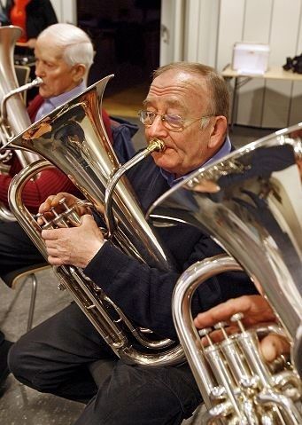 Bjørn Myhre, my teacher in barytone horn and the conductor of Furuset Skoles Musikkorps